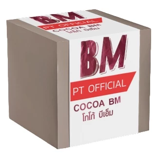 ลด 400 บาท [ยกลัง 20ห่อ 400g] (สีมาตรฐาน) BM. CoCoa โกโก้บีเอ็ม รสเข้มข้น 10-12% ผงโกโก้​ เข้มข้น