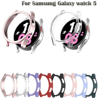 เคสป้องกัน PC แบบแข็ง พิมพ์ลาย หลากสี สําหรับ Samsung Galaxy Watch 5 40 มม. 44 มม.