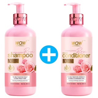 ว้าว สกิน ไซแอนท์ หิมาลายัน โรส เเชมพู + คอนดิชันเนอร์ คิท WOW Skin Science Himalayan Rose Shampoo+Conditioner Kit