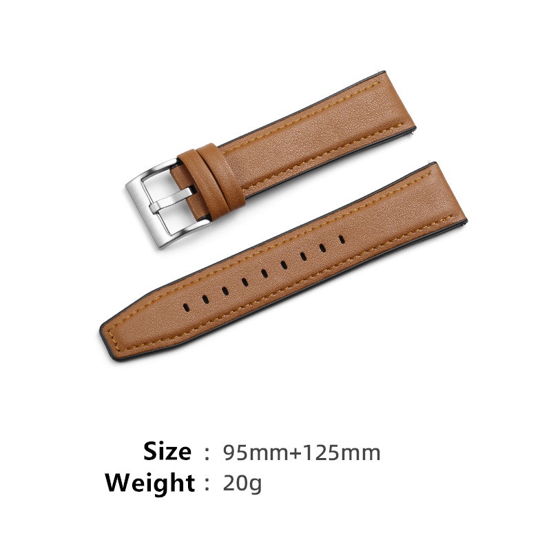 สายหนังนาฬิกา  สําหรับ huawei watch GT5 46mm/GT5pro 46mm  ใช้ได้กับ  Redmi watch 5lite/5active ขนาด 22mm