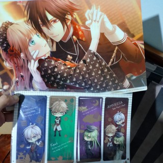 AMNESIA ANIME BOOKMARK POSTER  โปสเตอร์ ที่คั่นหนังสือ อนิเมะ แอมนีเซีย การ์ตูน ญี่ปุ่น Bookmarker