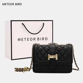 Meteor BIRD กระเป๋าสะพายไหล่ สะพายข้าง สายโซ่ ขนาดเล็ก อเนกประสงค์ แฟชั่นสําหรับสตรี