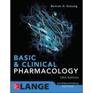 [หนังสือ] Basic and Clinical Pharmacology ยา เภสัช เภสัชกร เภสัชวิทยา เภสัชศาสตร์ drug drugs pharmacy pharmacotherapy