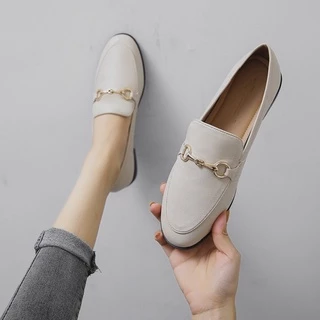 (DETMAR90ลดไป 90.-) Brow Shoes รองเท้าคัชชู รุ่นห่วง ไซส์ 35-44 มีไซส์ใหญ่