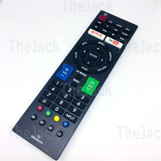 [ลด15% โค้ดTHAJ549] ส่วนลด TheJack รีโมทสำหรับ ทีวี ชาร์ป  SHARP / LCD LED TV มีฟังก์ชั่น NETFLIX &amp; YouTUBE