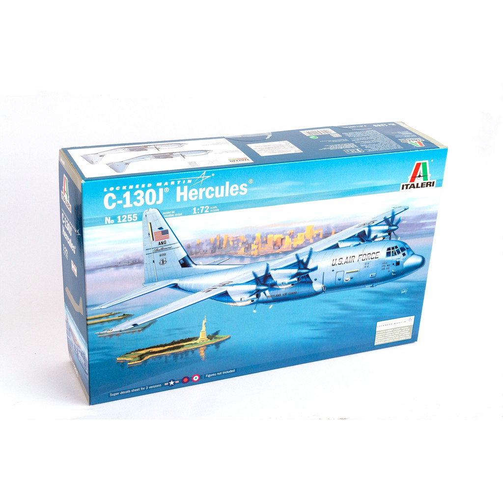 ITALERI SCALE KIT 1/72 C-130J HERCULES (พลาสติกโมเดล)