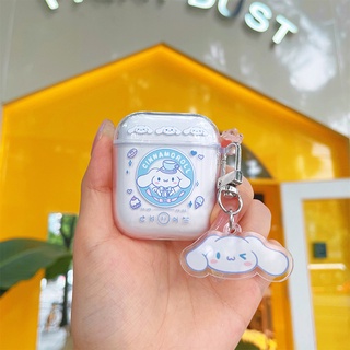 เคสหูฟัง แบบนิ่ม ลายการ์ตูนสุนัขน่ารัก สําหรับ Airpods 1 2 Pro