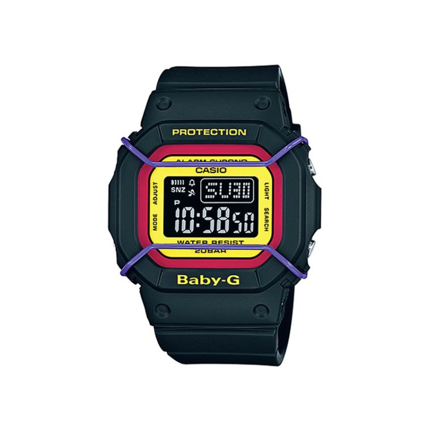 Casio Baby-G นาฬิกาข้อมือผู้หญิง สีดำ สายเรซิ่น รุ่น BGD-501