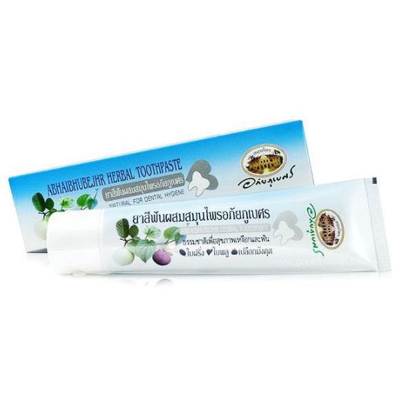 อภัยภูเบศร์ ยาสีฟันสมุนไพร Abhaibhubejhr Herbal Toothpaste  70g  ของแท้ 100%