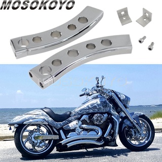 MD-Choppers 5-Holes ปรับ H Andlebar ตื่น Pullback จับบาร์ตื่นชุดที่กำหนดเองสำหรับ Suzuki Boulevard M109R VZR1800 2006-20