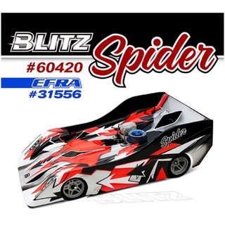 ฺBlitz Spider บอดี้สำหรับรถออนโรดขนาด1/8แบบใส หนา0.7มิลและ 1.0 มิล