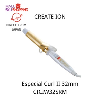 【Direct from Japan】CREATE ION Afloat Create ion Iron Especial Curl CICI-W32SRM  1.3 inches (32 mm) Overseas can use