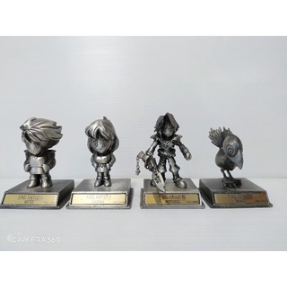 Square Enix Final Fantasy Chrome Metal Mini Trading Figure Butz+Lenna Squall Boko Chocobo