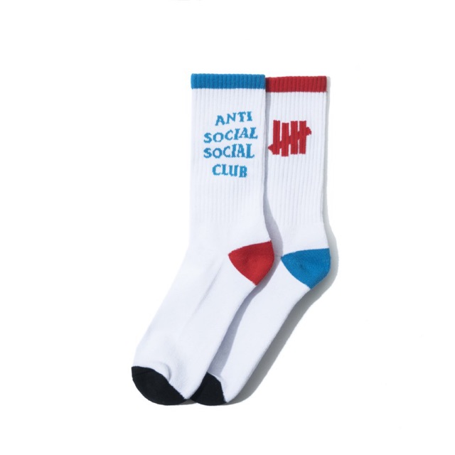 Undefeated x ASSC Your Foot White Socks ของแท้ 💯