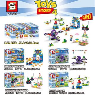 🚚🆓ส่งฟรีEMSไม่ต้องใช้โค้ด SY 6698 Toy Story
4 (4กล่อง) (เลโก้จีน ทอยสตอรี่ มินิฟิก)