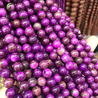สร้อยข้อมือสร้อยข้อมือลูกปัดสีม่วงธรรมชาติ