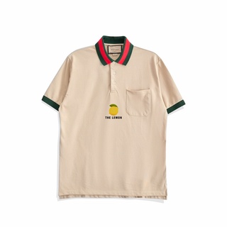 【Lemon】เสื้อโปโล Gucci  คุณภาพสูง 1:1tags เกรดoriginal รูปถ่ายตัวจริง