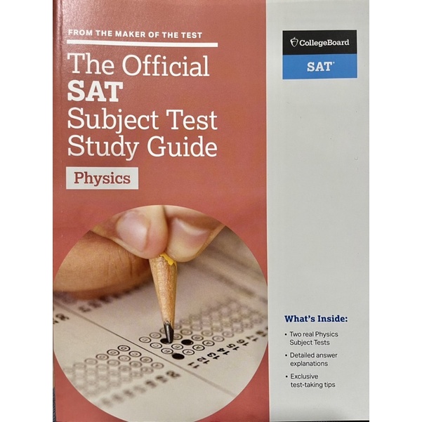 Sale35% The Official SAT Subject Test in Physics Study Guide Study Guide Edition