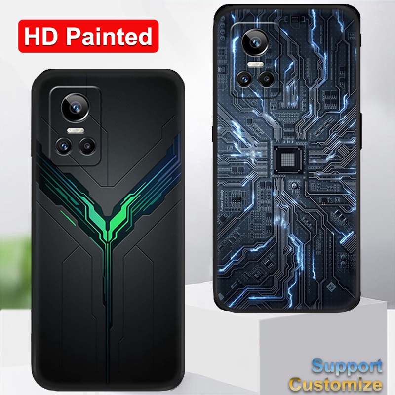 สําหรับ OPPO Realme GT Neo 3 กรณีแฟชั่น DIY TPU ปกหลังสําหรับ OPPO Realme GT Neo3 กรณี GTNeo3 เคสโทรศัพท์