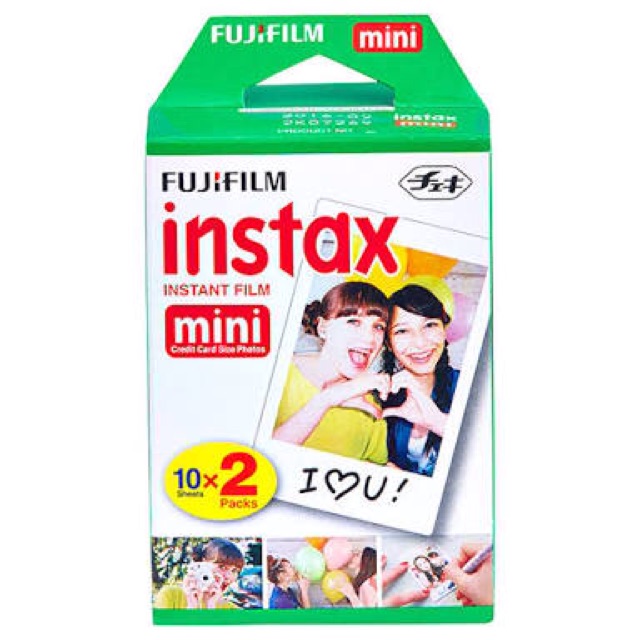 Lot12-2027📌ส่งไว📌พร้อมส่ง  ฟิล์มขอบขาว 20ใบ fujifilm instax mini film / instant film