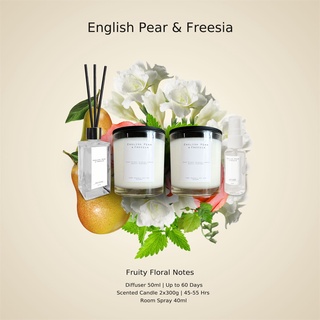 ผลิตภัณฑ์เครื่องหอม กลิ่น Jo.L English Pear &amp; Freesia 4X มากับ Set สุดคุ้ม