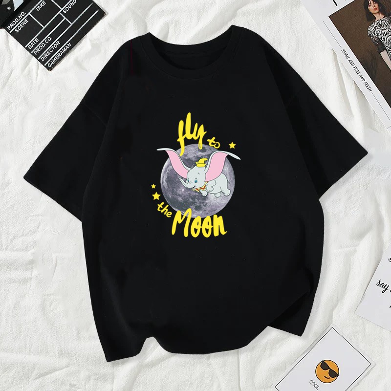 Cosco เสื้อยืดผู้หญิงสาวลายการ์ตูนน่ารัก#8885