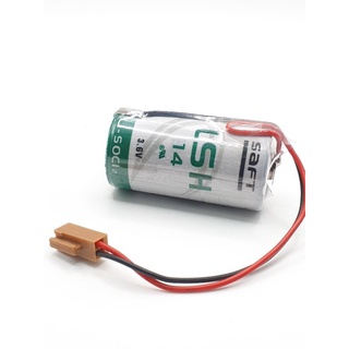 แบตเตอรี่ SAFT LSH14 รุ่นมีสายแจ็คน้ำตาล size C 3.6V Li-SOCl2 Lithium Battery ของแท้!!