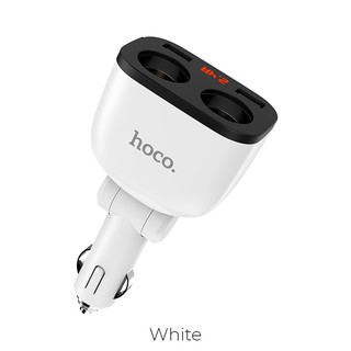 cherry หัวชาร์จในรถ Hoco Car charger “Z28 Power ocean” with digital display