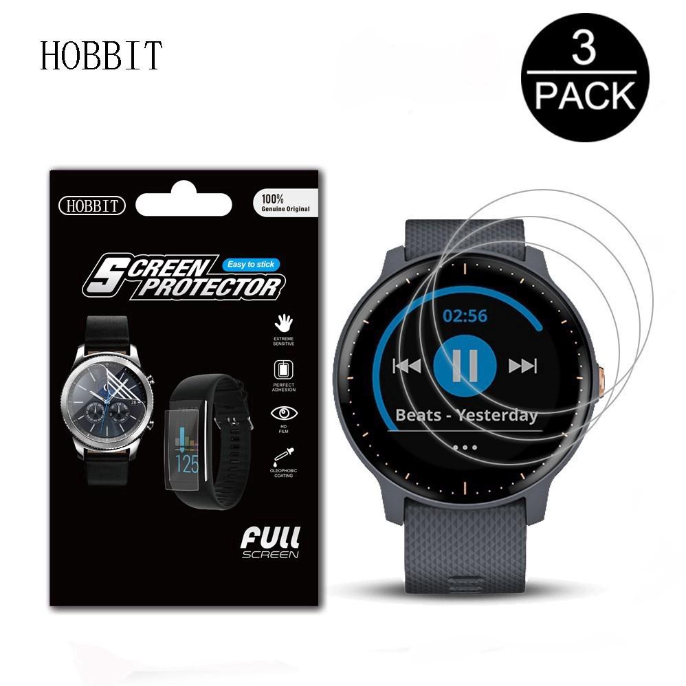 ฟิล์มกันรอยหน้าจอ GPS สําหรับ Garmin Vivoactive 3 Music 3 แพ็ค