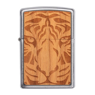 Zippo ไฟแช็กรุ่น 49707 WOODCHUCK Tiger Head ของแท้ รับประกันตลอดชีวิต นำเข้าและจำหน่ายโดยตัวแทนจำหน่าย