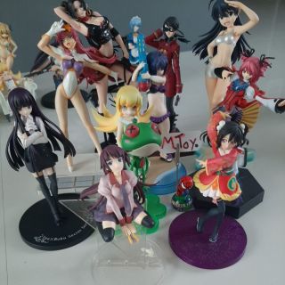 ฟิกเกอร์งานแท้ jp ไม่มีกล่อง - รวมสาวๆ anime งานแท้ ไม่มีกล่อง shinobu , evangelion ,Voice Gundam,Boa,Hitagi,Rikka