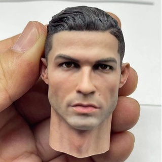 ฟิกเกอร์ Cristiano Ronaldo Male Head Sculpt Carving F 12 นิ้ว PH TBL 1/6