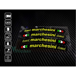 สติ๊กเกอร์ Sticker ขอบล้อ Marchesini 013