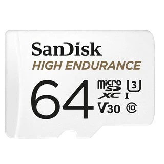 64 GB MICRO SD CARD (ไมโครเอสดีการ์ด) SANDISK HIGH ENDURANCE SDXC (SDSQQNR-064G-GN6IA)