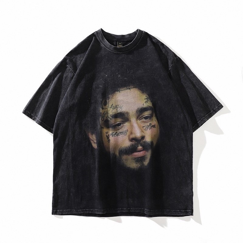 เสื้อยืดผู้ชายโอเวอร์ไซส์ post malone รุ่นขายดี เสื้อมินิมอล hot sale เสื้ออปป้า เกาหลี