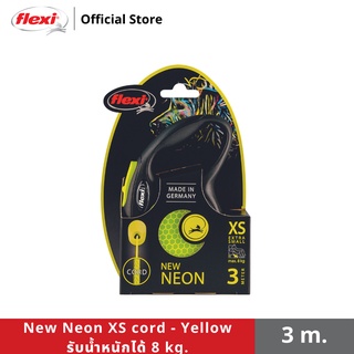Flexi สายจูงสุนัข รุ่น New Neon รับน้ำหนักได้ 8-25 kg. ขนาด 3-5 m.