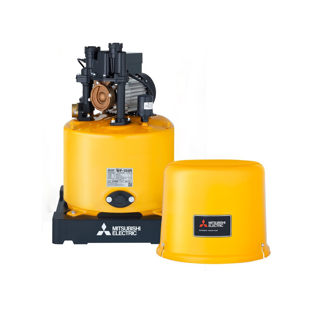 Hihome ส่งไว สินค้ารับประกัน MITSUBISHI ปั๊มน้ำอัตโนมัติ รุ่น WP105R123 [ไม่รวมติดตั้ง] |MC|
