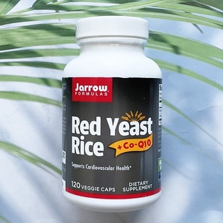 Red Yeast Rice 600mg + Kaneka Q10® 50mg *120 Veggie แคปซูล (Jarrow Formulas) สุดยอด 2 สารสกัดที่ช่วยดูแลสุขภาพของหัวใจ