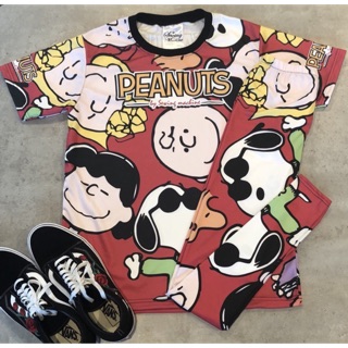 ชุดเซทเสื้อยืด &amp; กางเกงเลคกิ้ง ลาย Peanuts