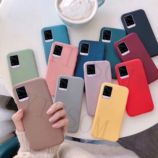 เคสสีสดใส ViVO V20 2021 V20Se เคสโทรศัพท์ซิลิโคนนุ่ม TPU ด้านหลัง ViVO V20SE