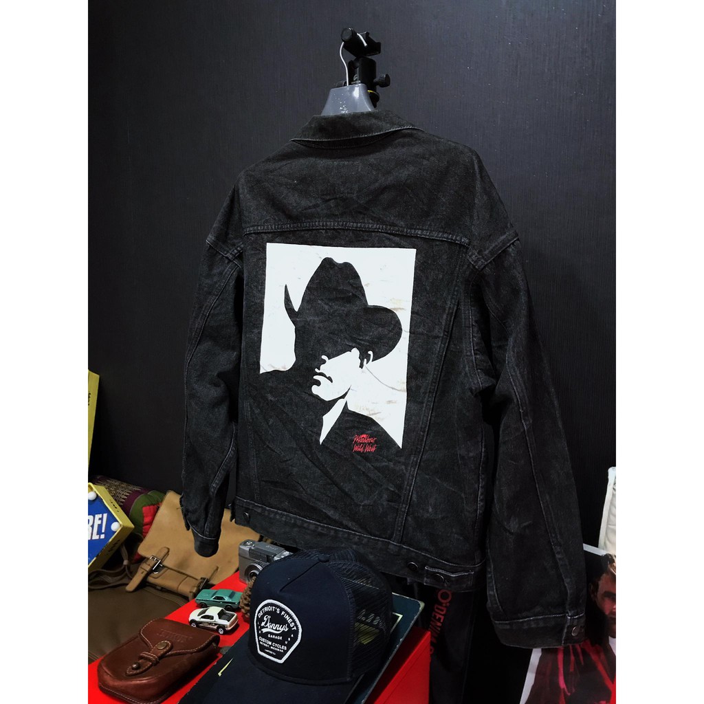 |เสื้อเจ็คเก็ต| Marlboro Wild West Black Denim Jacket (Cannada)