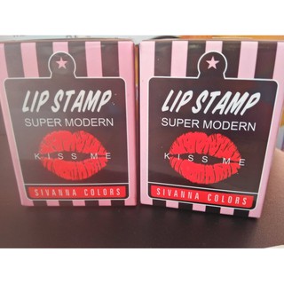 Sivanna Colors Lip Stamp Super Modern 4g ของแท้100%