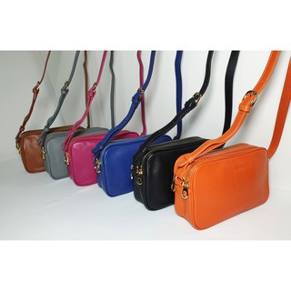 กระเป๋าสะพายข้าง Parmida รุ่น  Bedford Double Zip Crossbody Bag