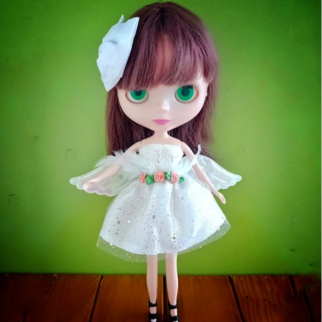 ชุดตุ๊กตา บลายธ์ นางฟ้า มีปีก Blythe Doll Angel Dress Fancy