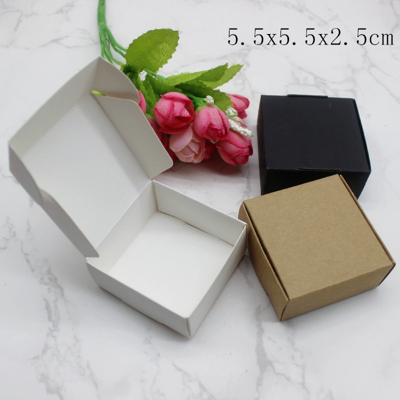 กล่องบรรจุภัณฑ์ ทรงสี่เหลี่ยม สีขาว คราฟท์ สีดํา หลายขนาด สําหรับใส่สบู่ ช็อคโกแลต ช็อคโกแลต เครื่องบิน งานแต่งงาน ปาร์ตี้ 10 ชิ้น