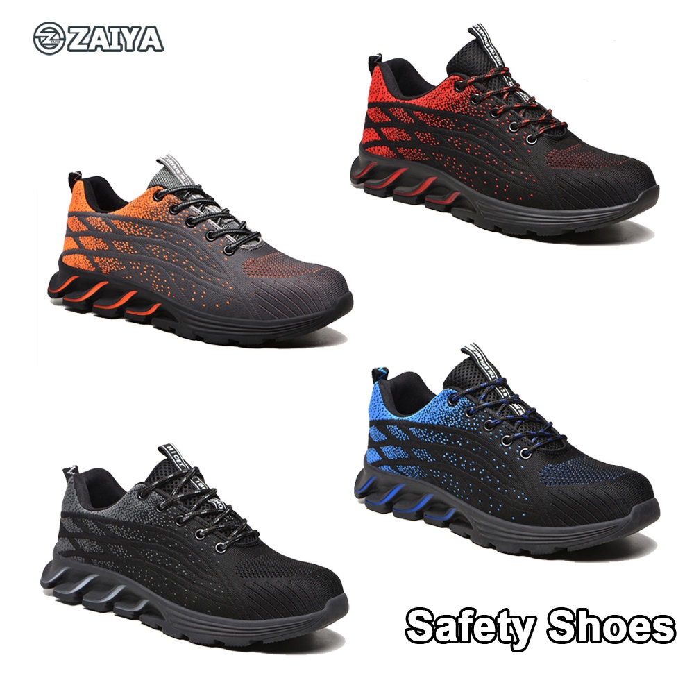 AMOS รองเท้าเซฟตี้แฟชั่น Kasut Keselamatan Heavy Duty Saftyshoes รองเท้านิรภัย