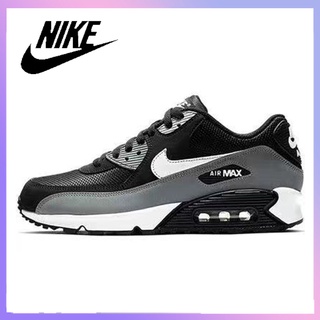 ของแท้อย่างเป็นทางการ Nike AIR Max 90 รองเท้าผ้าใบผู้ชายและผู้หญิง