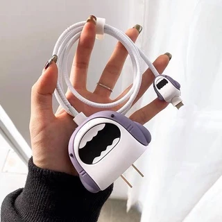 【ส่งจากไทย 114สาย ไม่มีสาย】เคส สายชาร์จ ลายการ์ตูนน่ารัก สำหรับ ไอโฟน Power Adapter 18W/20W