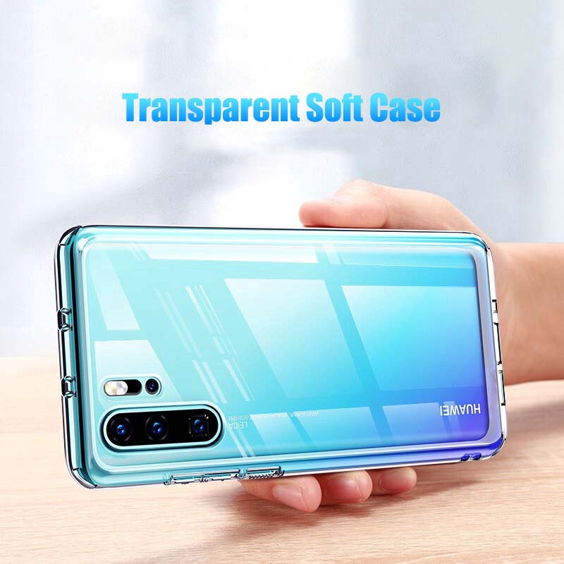 Huawei P30 P40 P20 Pro P20 P30 P40 lite TPU บางใส นุ่ม ซิลิคอนใส เคสมือถือ ฝาครอบ
