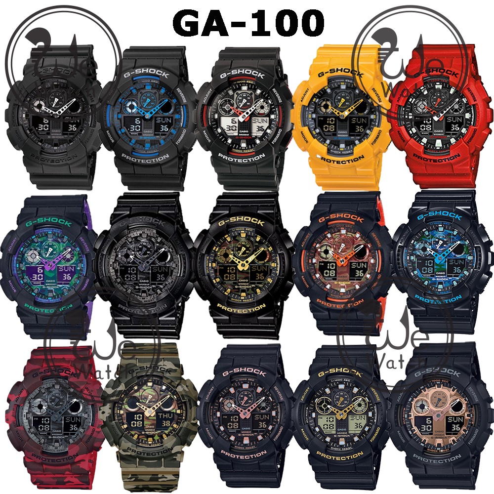 G-SHOCK CASIO รุ่น GA-100 ของแท้ ประกัน CMG 1 ปี GA100 GA-100BL GA-100B GA-100MMC GA-100GBX GA-100CB